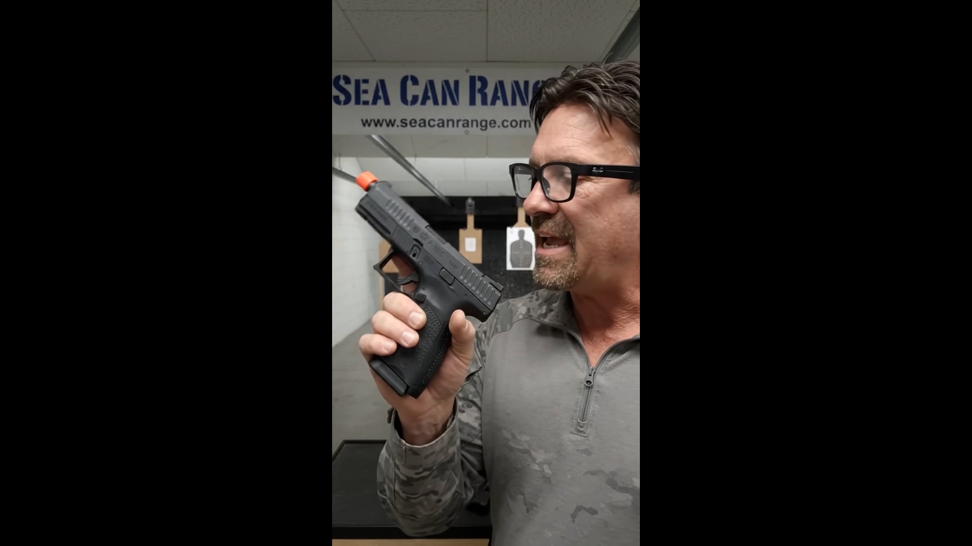 ASG CZ P-10C CO2 Blowback Airsoft Pistol Field Test Review Short