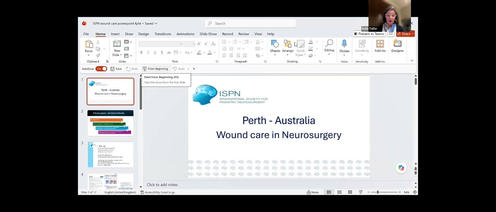 ISPN Nursing Webinar 9/26 – Perth – Australia – Wound Care in Neurosurgery