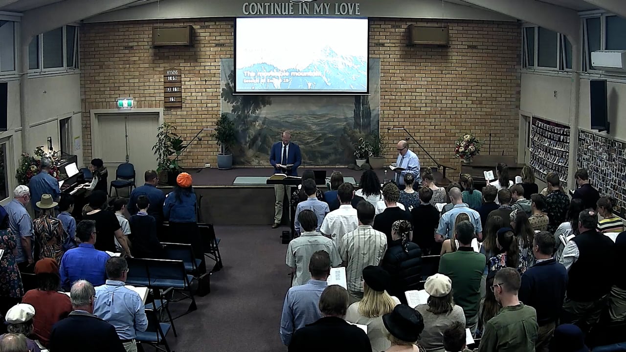Special Weekend Study 3 - Ex 19 - the Moveable Mountain 12 September 2026 - S Robson