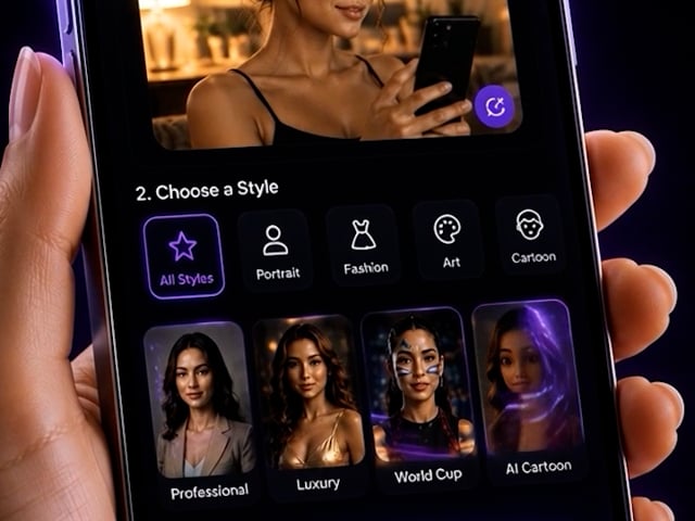 AuraAI App - Vertical Creative Suite