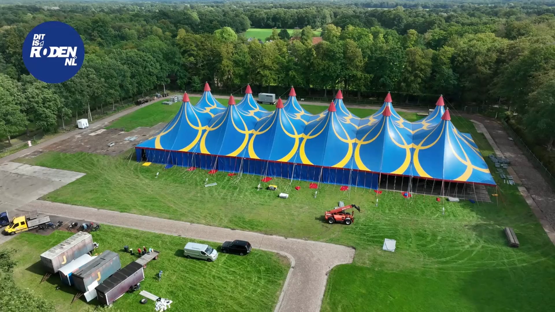 Dronevideo Festivaltent Jaarbeurs