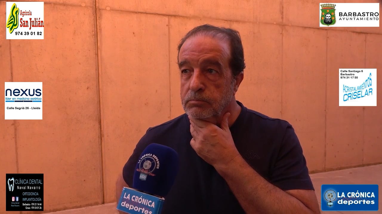 FÉLIX JIMÉNEZ (Entrenador Tamarite) CD Binéfar 2-3 CDJ Tamarite / Jor. 2 / Tercera Rfef