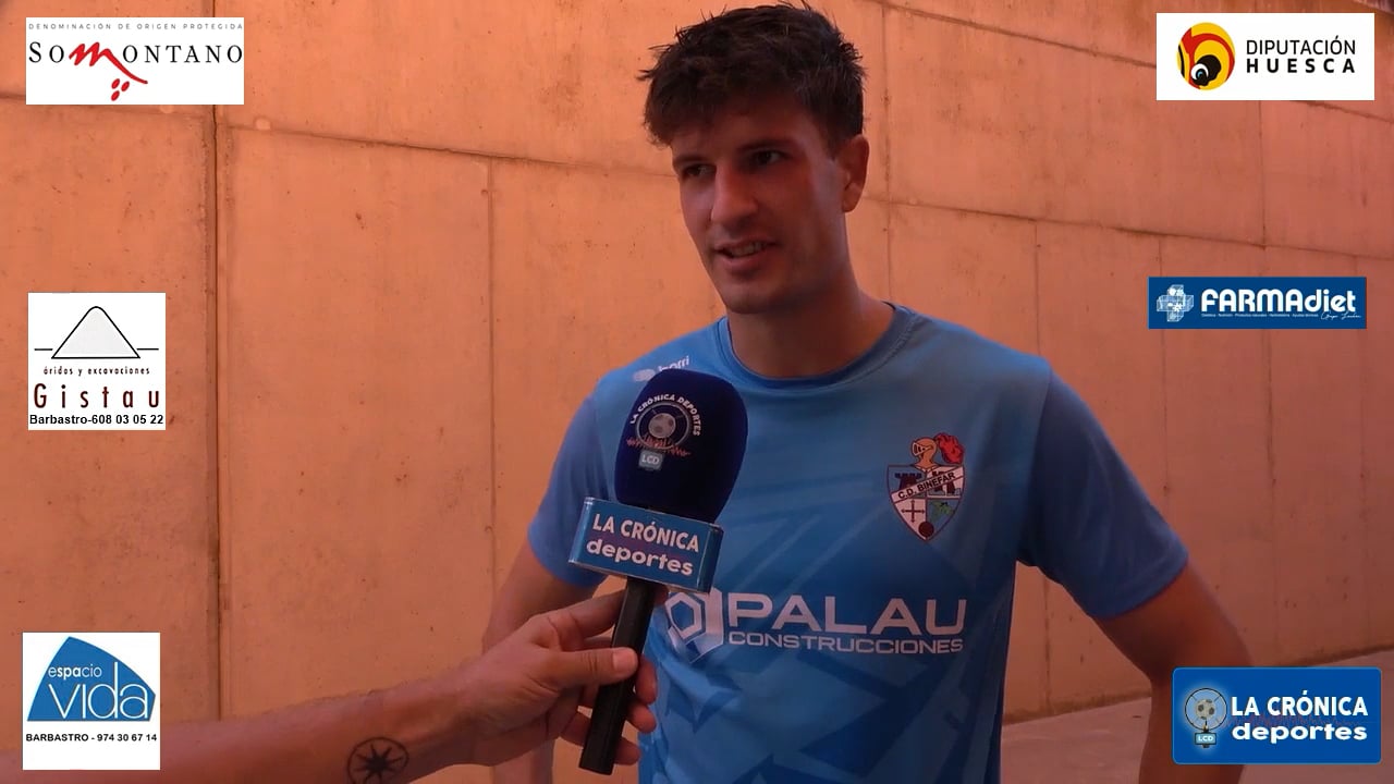 JOEL GUILLÉN (Jugador Binéfar) CD Binéfar 2-3 CDJ Tamarite / Jor. 2 / Tercera Rfef
