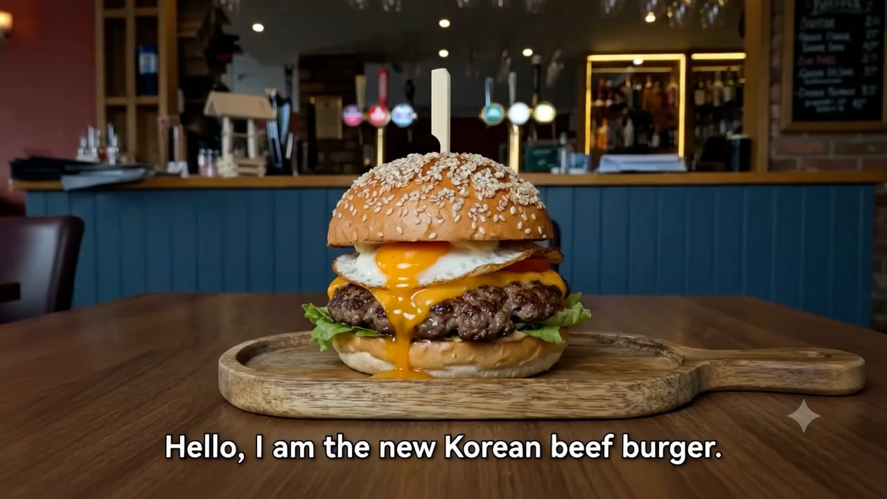 Korean beef burger
