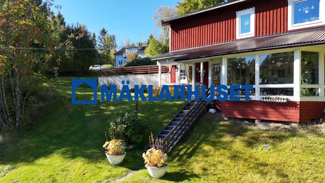 107 m² Villa på Boviksvägen 3 Husum Örnsköldsviks kommun - video
