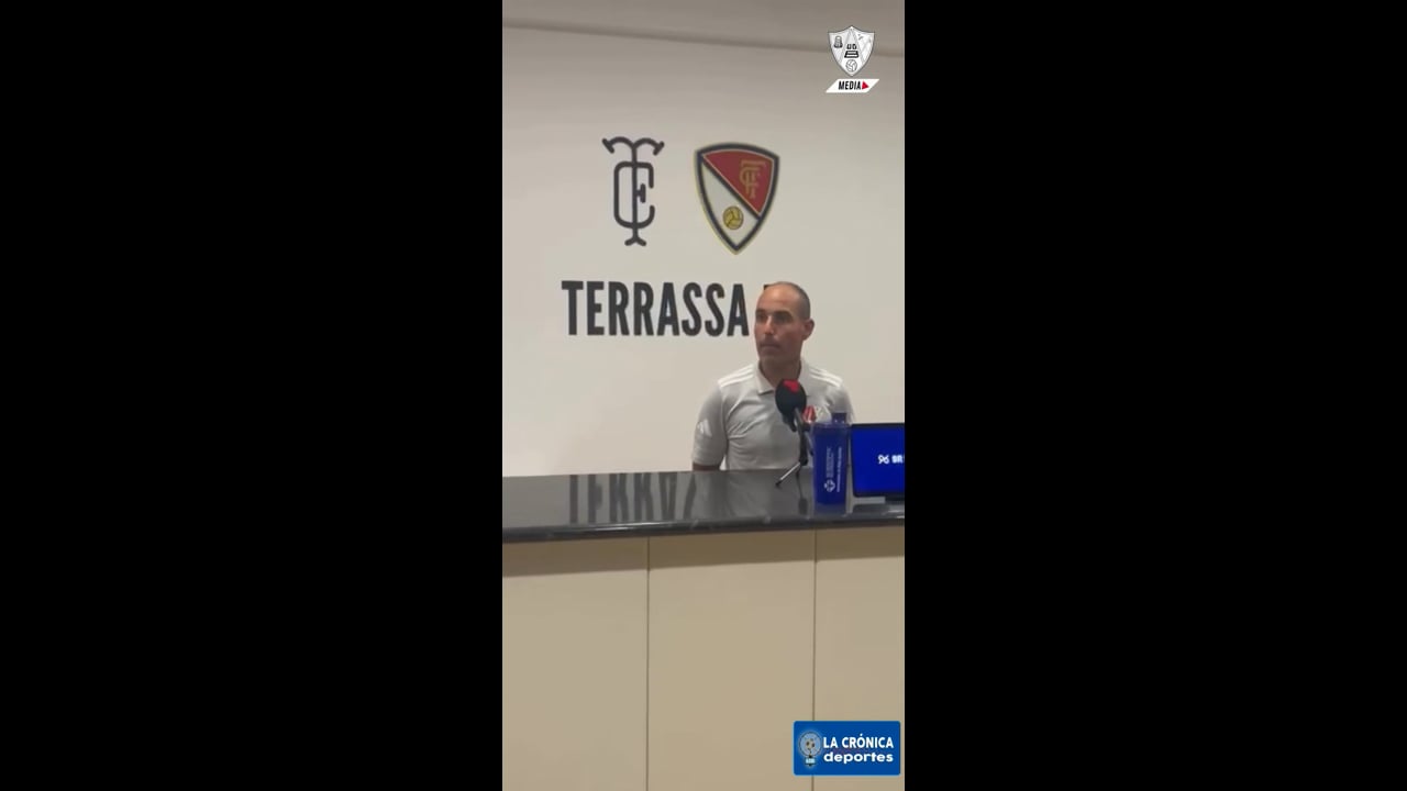 IVÁN MARTÍNEZ (Entrenador Barbastro) Terrassa CF 0-0 UD Barbastro / Jor. 2 / Segunda Rfef  Gr 2 / Fuente: Instagram UD Barbastro