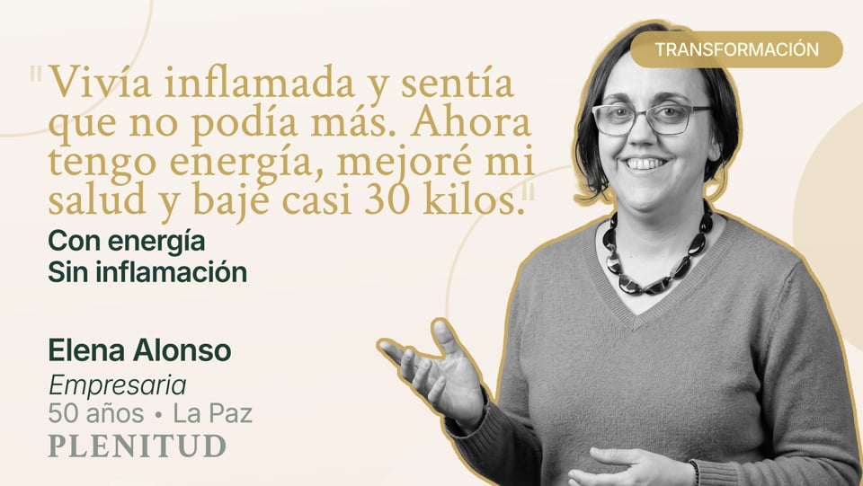 Testimonio en vídeo de Elena Alonso, alumna del Método PLENITUD