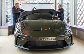 Porsche Österreich enthüllte den GT3 Bergsport am Großglockner