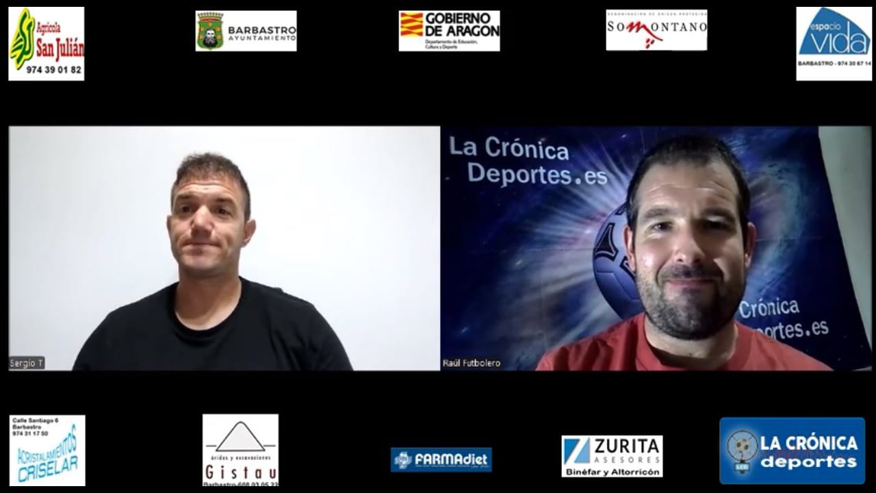 "Jornada 2" Análisis Regional Preferente G2 / SERGIO TABERNERO (Entrenador At. Cariñena)