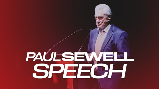 A Speech From Chairman, Paul Sewell 🗣️