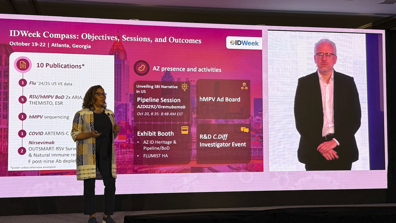 AstraZeneca IDWeek conference recap, corporate video, edited by Matt Chavez