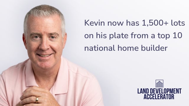 Kevin Woodman, Land Development Accelerator member