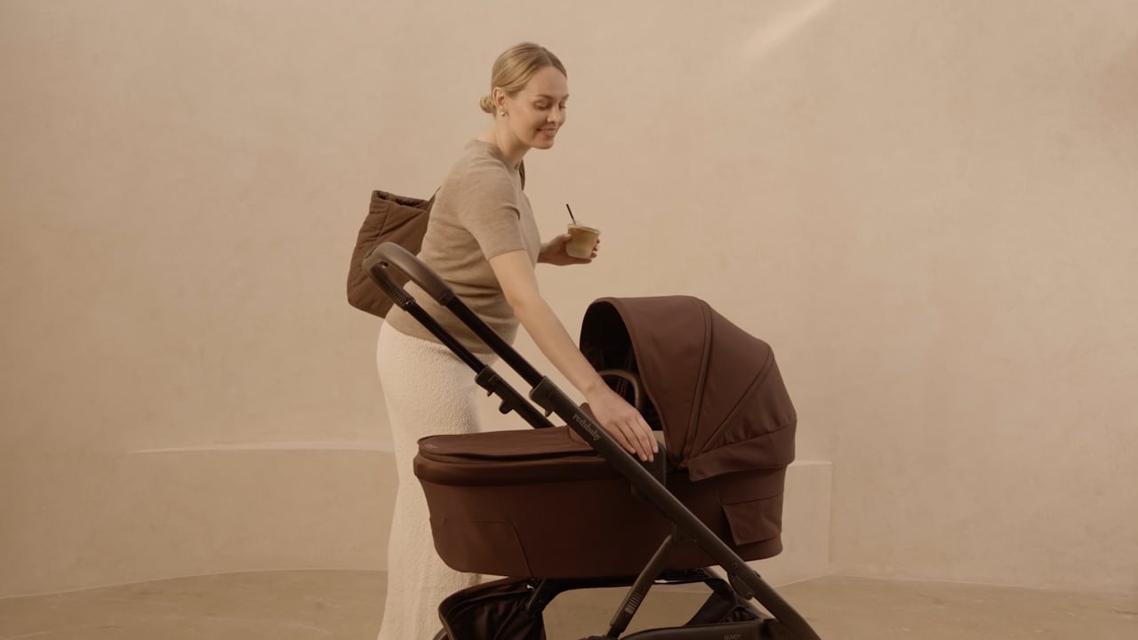 Redsbaby NUVO2 Chocolate Pram Product Demonstration