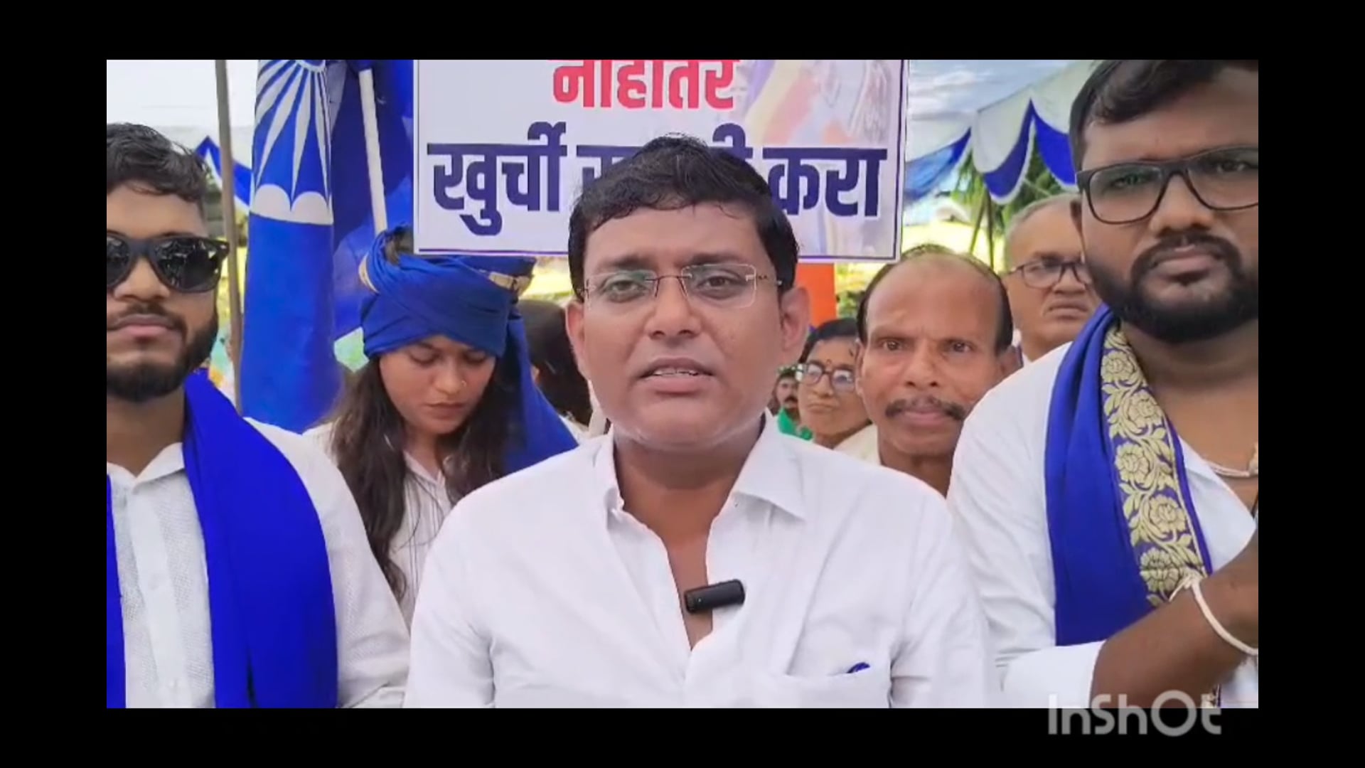 दीक्षाभूमीच्या संवर्धनासाठी विविध मागण्यासाठी जिल्हाधिकारी कार्यालयावर आक्रोश मोर्चा
