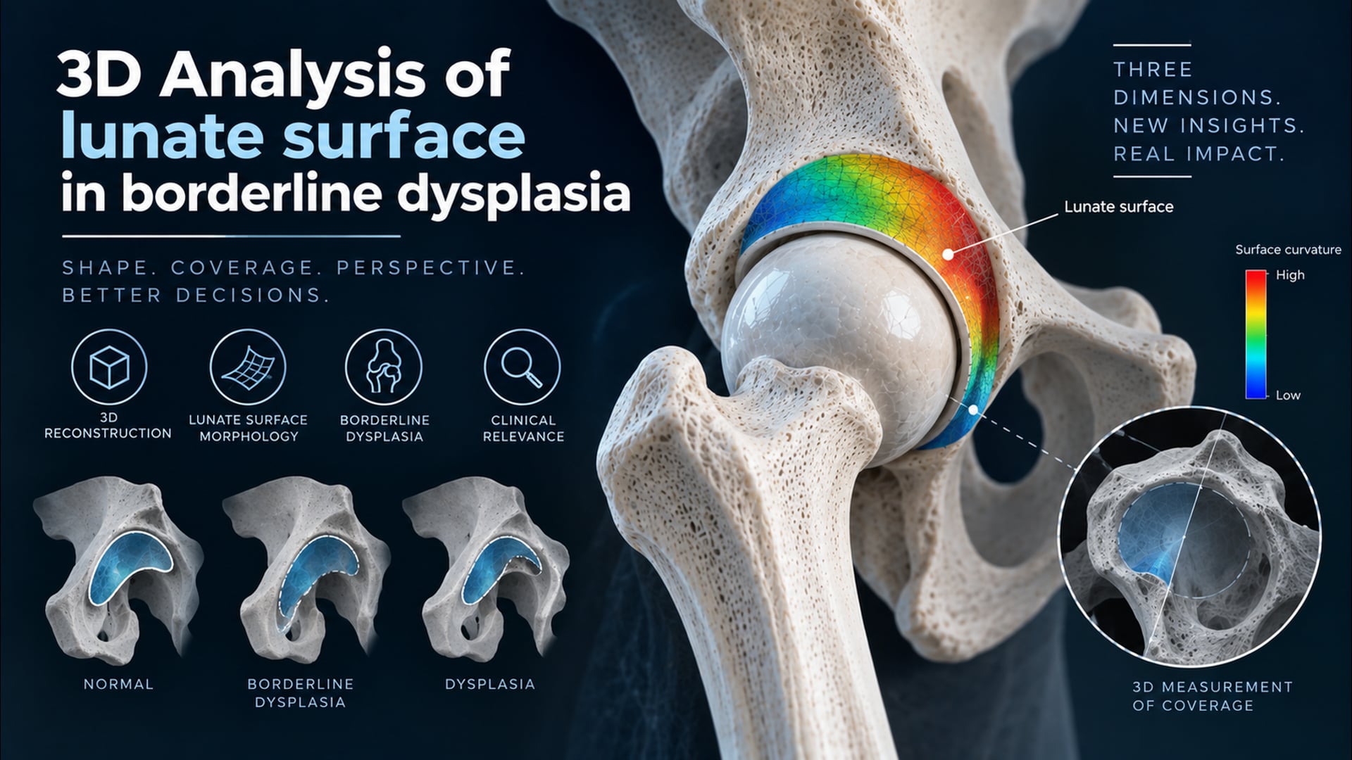 3D Analysis of lunate surface in borderline dysplasia (S. Steppacher)