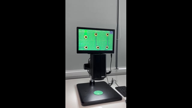 Microscópio Digital de Medição INSIZE Zoom Motorizado 10 a 68,5X Tela 11,6