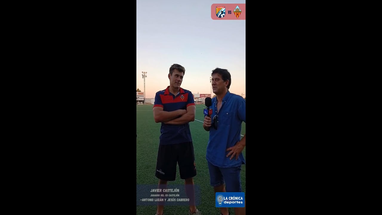JAVIER CASTEJÓN (Jugador Castejón) Peñas Sariñena 2-0 CD Castejón / Jor. 1 - 2ª Regional Gr 2-1 / Fuente: CD Castejón
