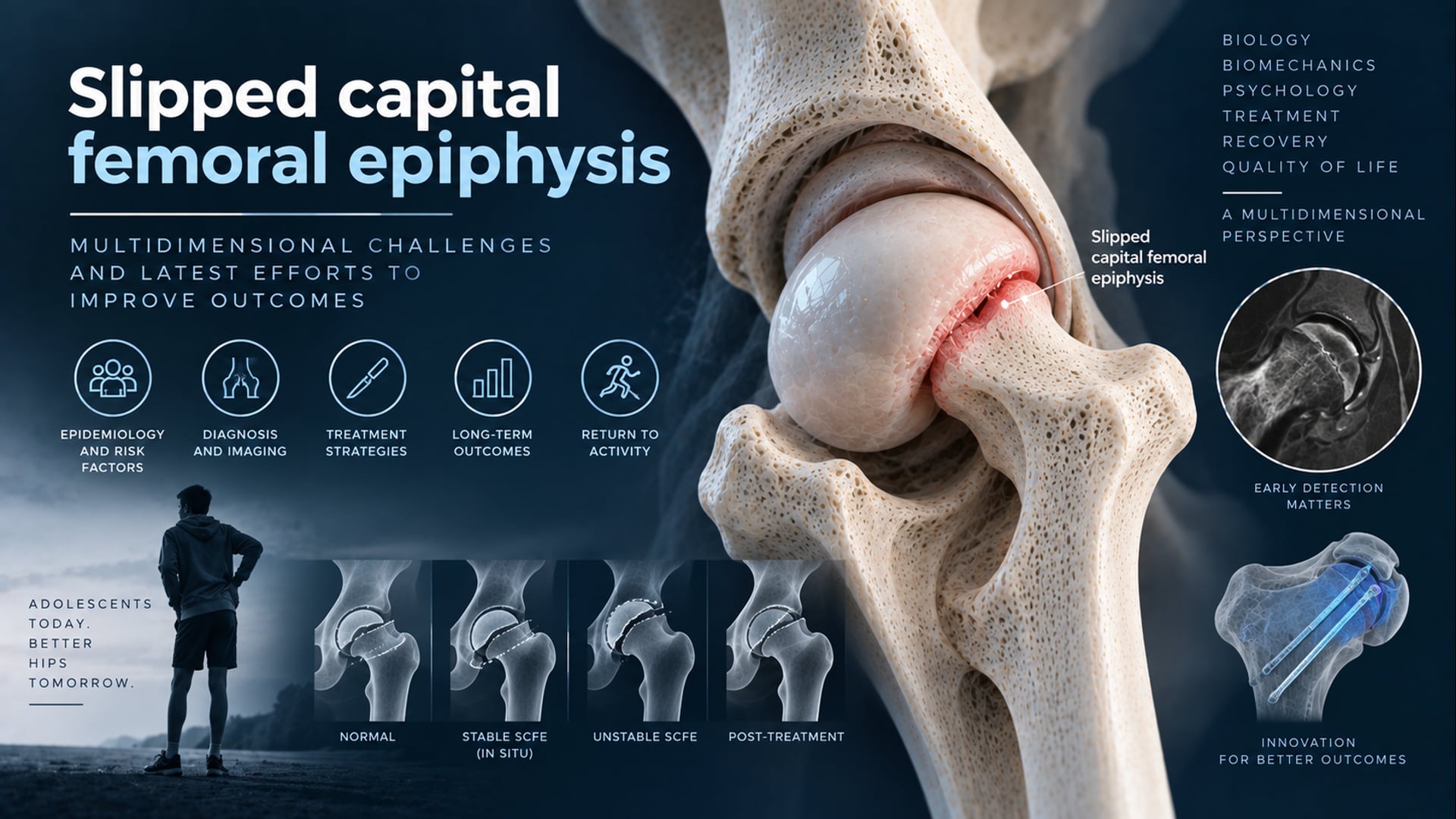 Slipped capital femoral epiphysis - Multidimensional challenges and latest efforts to improve outcomes (M. Millis)