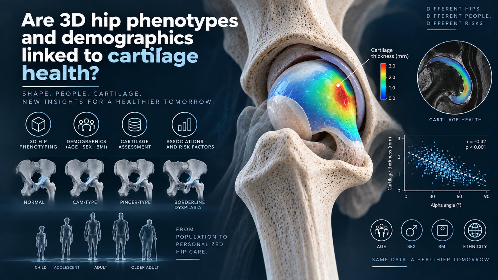 Are 3D hip phenotypes and demographics linked to cartilage health (S. Steppacher)