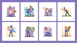 75 Professional Illustrations Bundle, a Person Illustration by Prosymbols (Thumbnail 10 of 10)