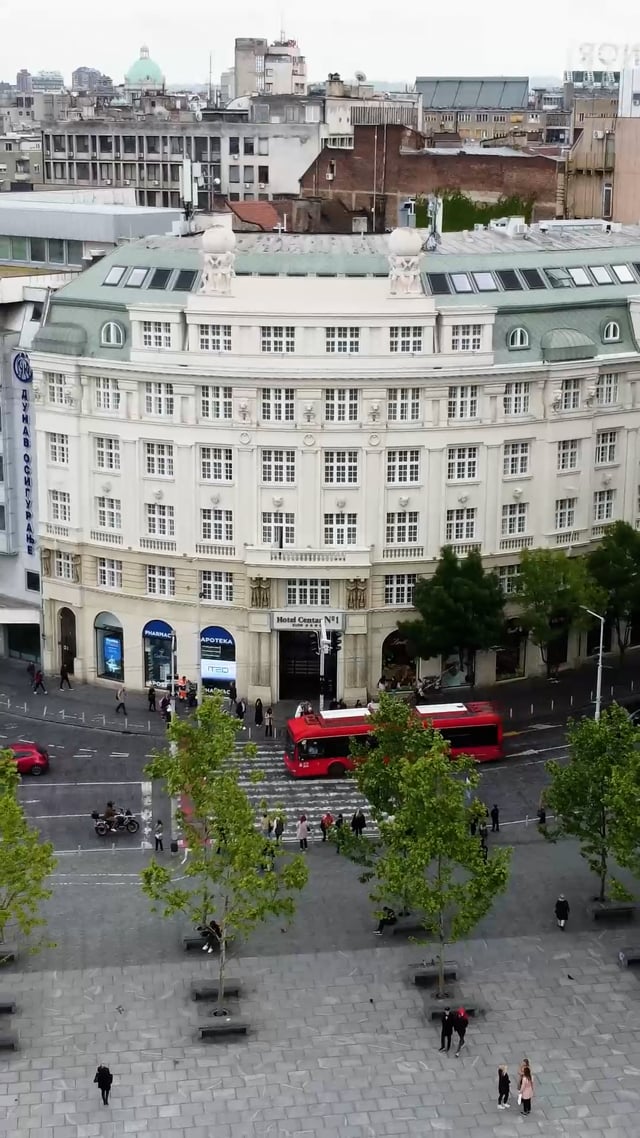 Kadar iz reela za Hotel Centar No.1 Beograd