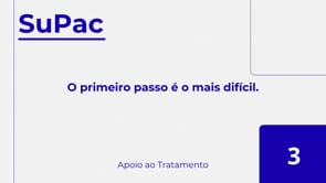 O primeiro passo é o mais difícil.