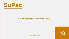 Como manter o resultado.