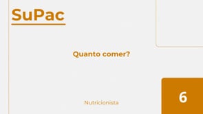 Quanto comer?