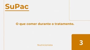 O que comer durante o tratamento.