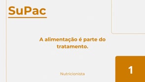 A alimentação é parte do tratamento.