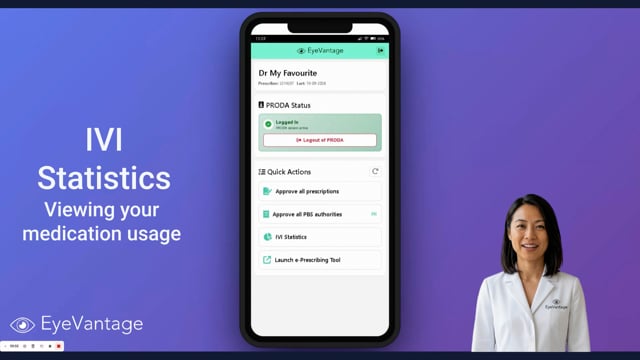 IVI Statistics Feature in the EyeVantage App