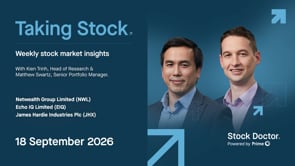 Taking Stock Weekly Insights 18 September 2026