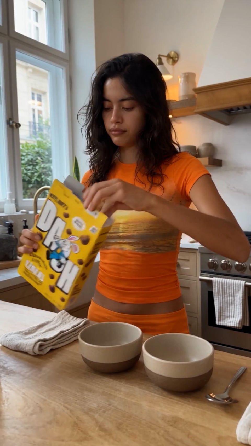 The breakfast test video still