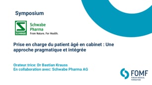 Prise en charge du patient âgé en cabinet : Une approche pragmatique et intégrée