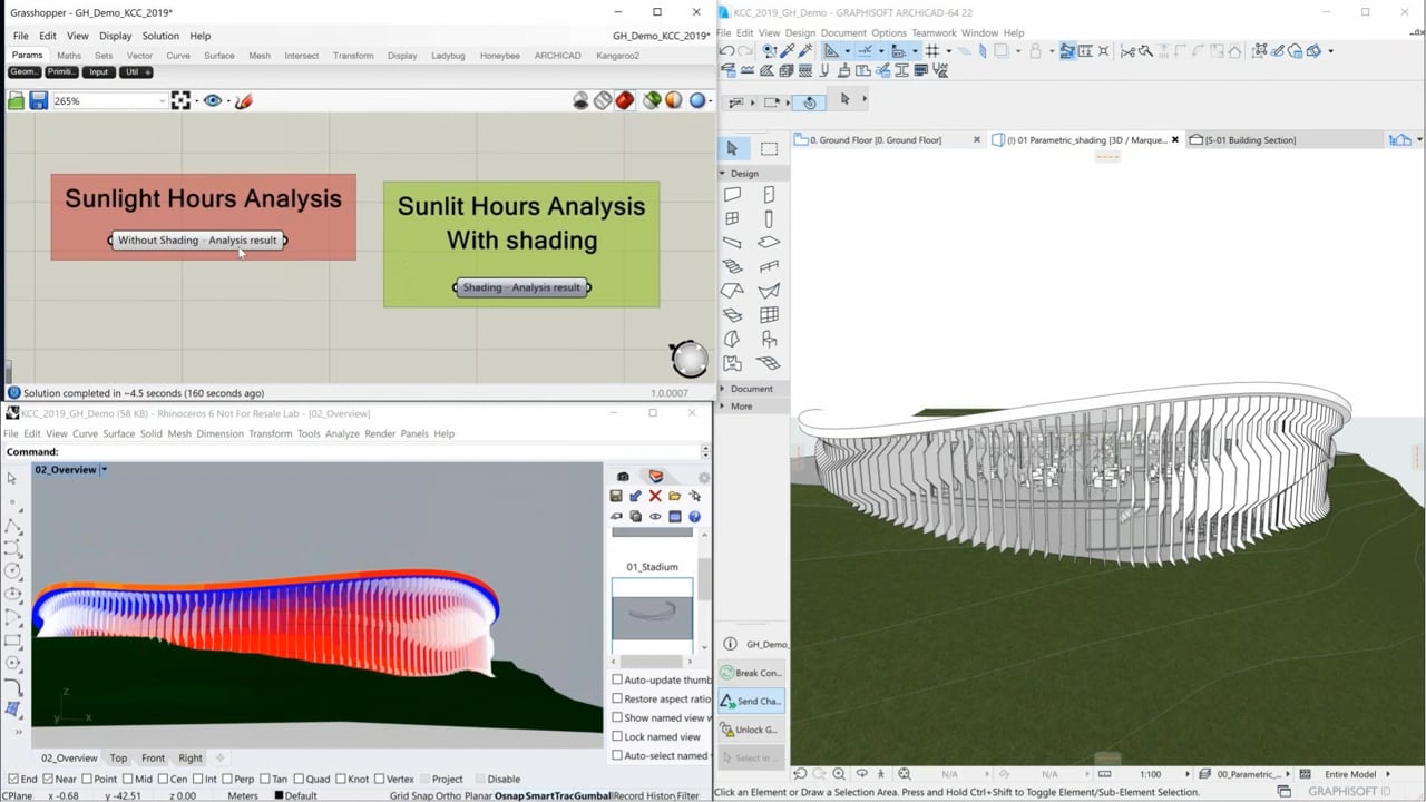 Diseño algorítmico con Rhino y Grasshopper: del modelo paramétrico al modelo BIM en Archicad