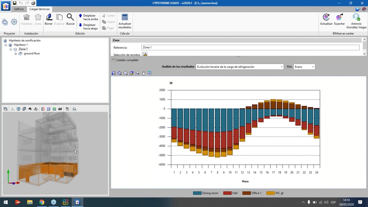Conexión entre Archicad y CYPE: diseño de instalaciones MEP y evaluación energética