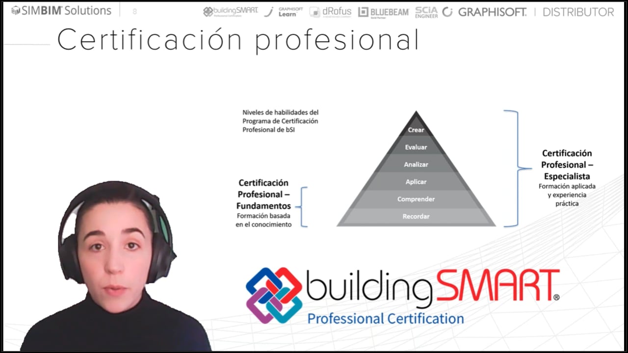 Fundamentos BIM y certificación profesional buildingSMART: sesión de presentación