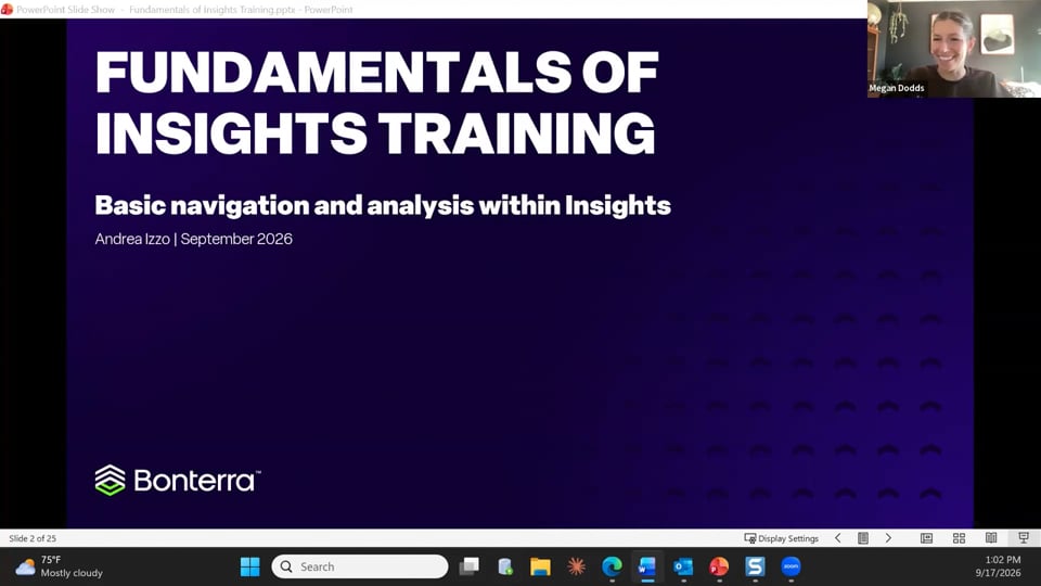 Insights within Bonterra CyberGrants