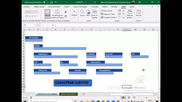 M1A8 - Criando um Cadastro de Clientes Não Linear