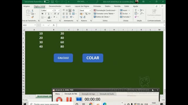 M2A7 - Copiando e Colando Dados entre Células com VBA