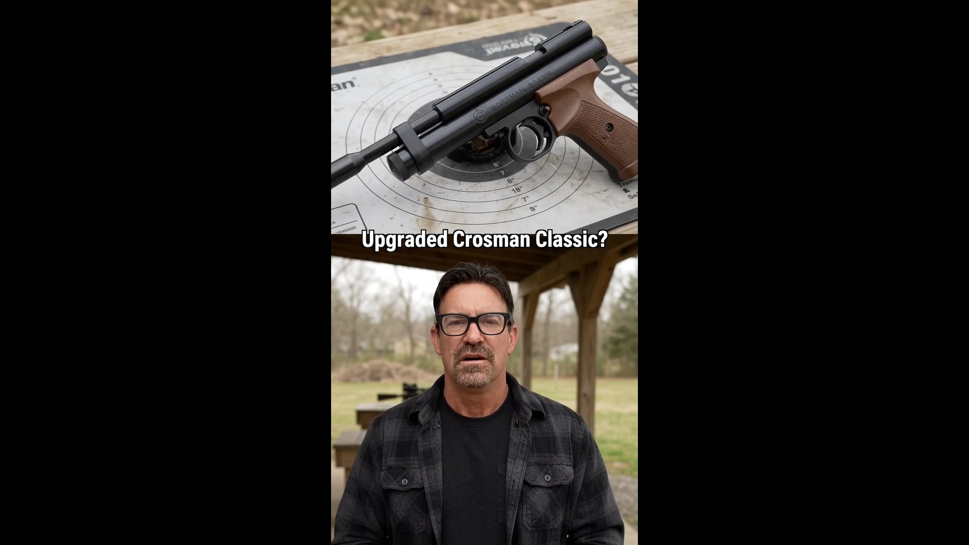 Crosman 2240XL CO2 .22 Caliber Pellet Pistol Table Top Review Short