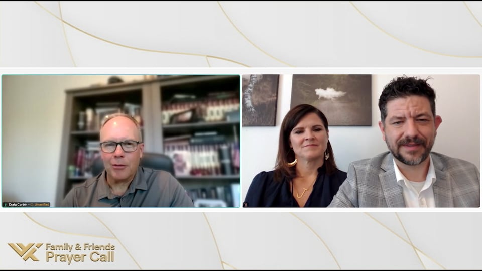 Prayer Call, September 9, 2026 - with Tim and Jessica Power