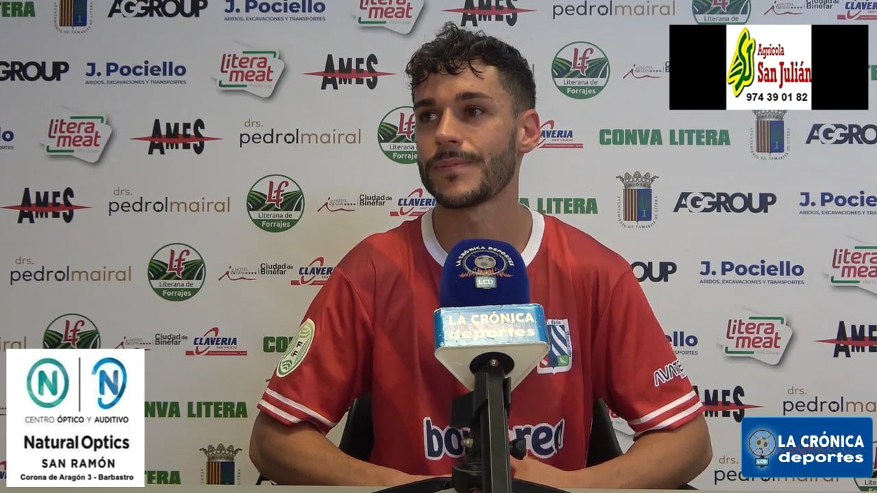IÑAKI SANTIAGO (Jugador Epila) CDJ Tamarite 1-2 CF Épila / Jor. 3 / Tercera Rfef