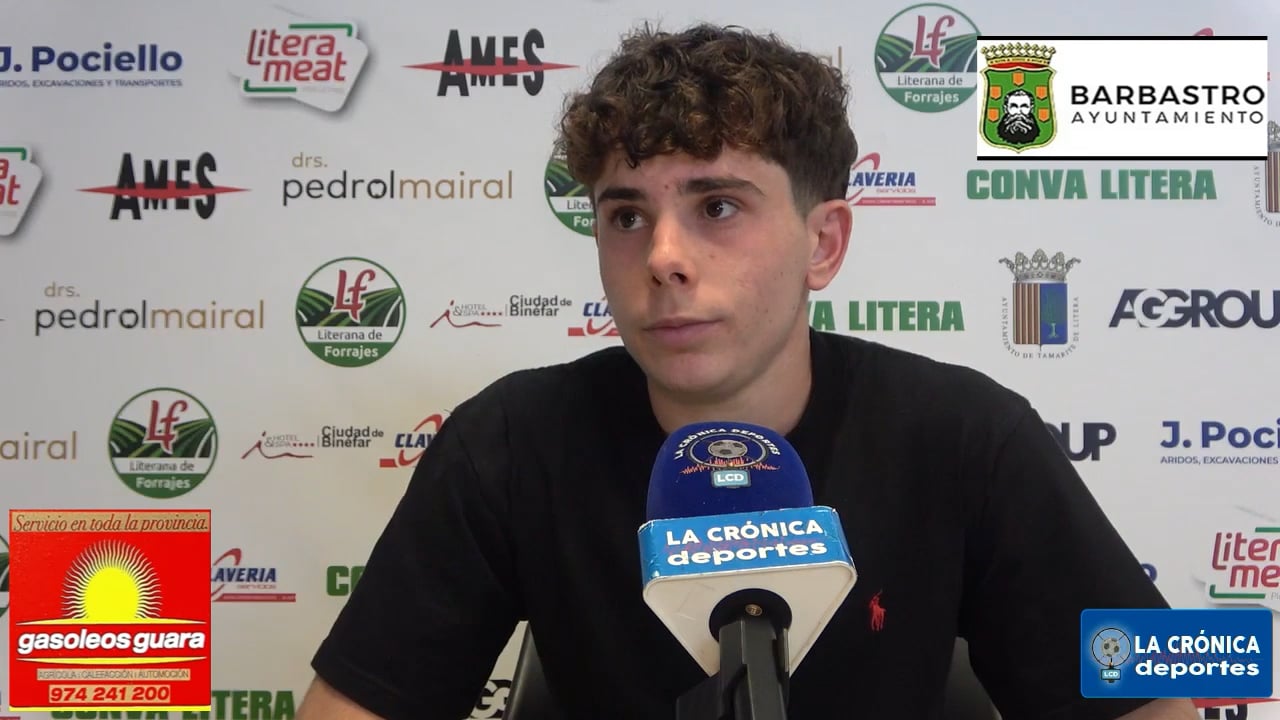 MARC MONCASI (Jugador Tamarite) CDJ Tamarite 1-2 CF Épila / Jor. 3 / Tercera Rfef