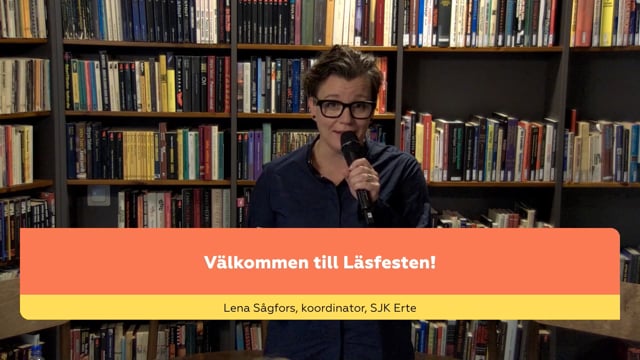 Lena Sågfors: Välkommen till Läsfesten 2026