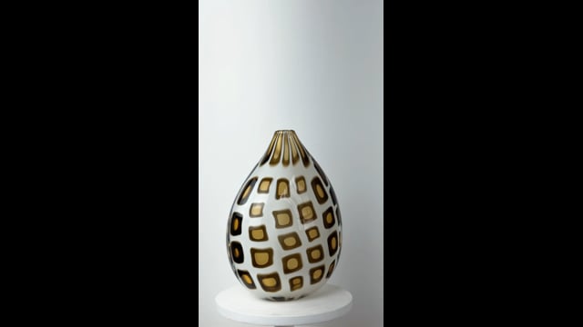 Vaso Gota com Murinas Âmbar