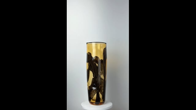 Vaso Labirinto Alto Âmbar