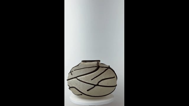 Vaso Achatado Etrusco Raízes