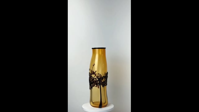 Vaso Alto Âmbar Raízes