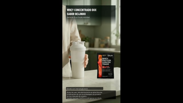 Whey Protein Concentrado Sache 30g Sabores Dux Nutrition